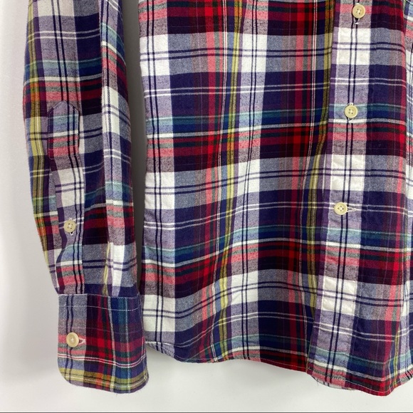 Button down shirt causal plaid small - Picture 4 of 9